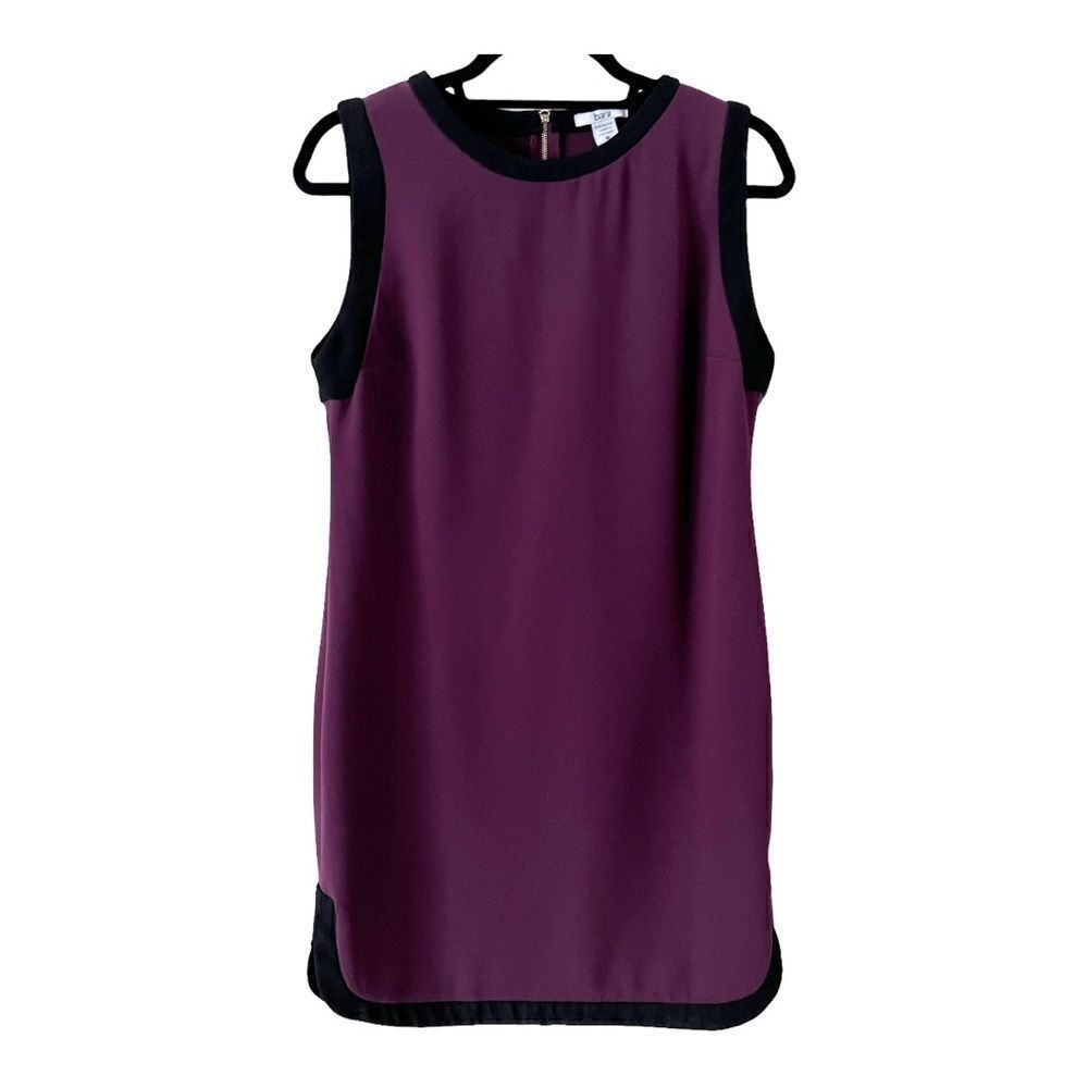 Bar III Sleeveless Maroon Sheath Dress Size Medium‎
